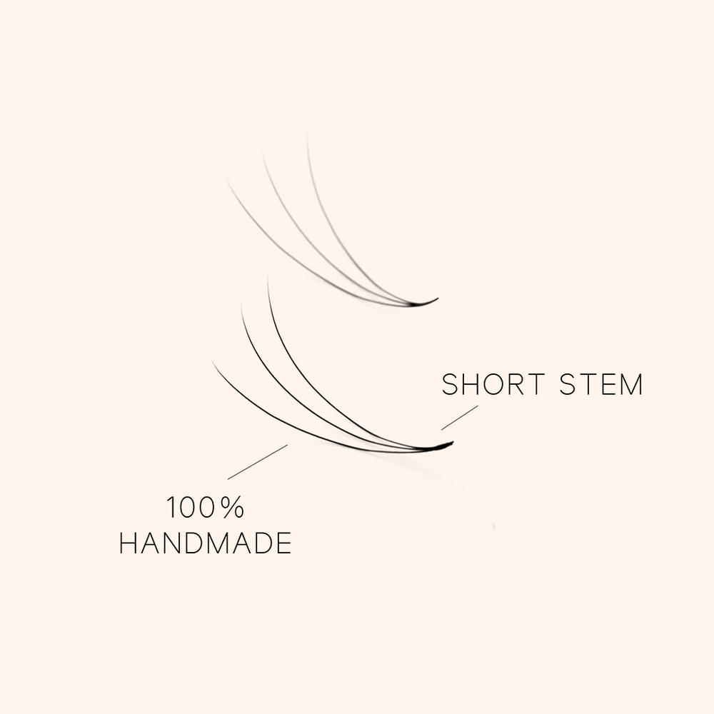 3D Short Stem Premade Volume Fans