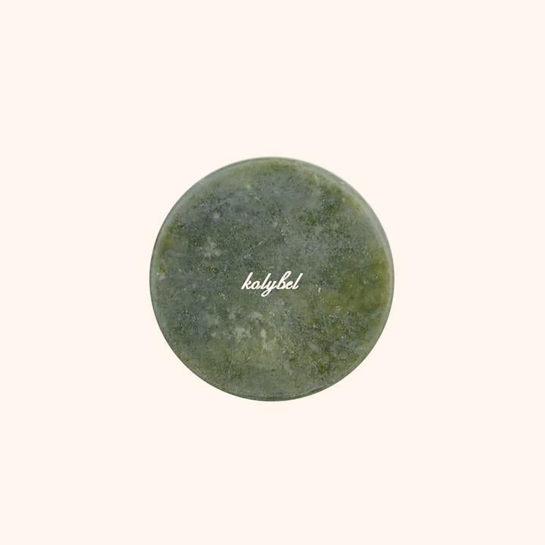 Eyelash Extension Green Jade Stone Glue Pallet Holder - Kolybel