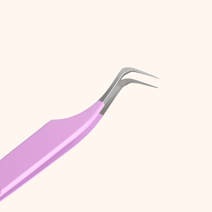 Tiptes de fibres de volume incurvé colorées pour extension des cils