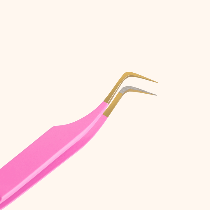 Tiptes de fibres de volume incurvé colorées pour extension des cils
