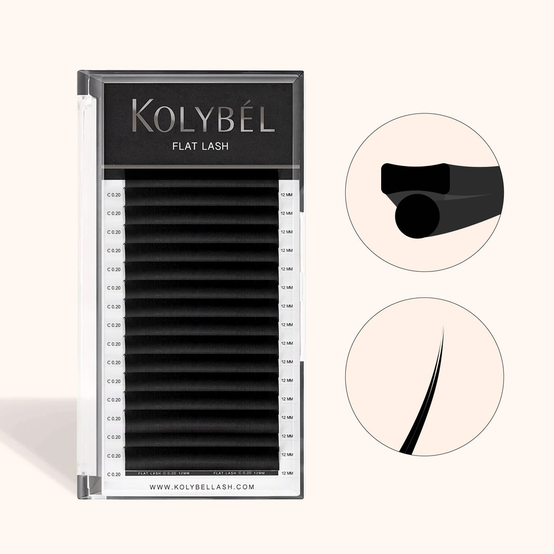 KOLYBEL LASH Ellipse Flat Lashes 0.20mm(16 Rows)