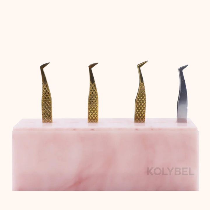 https://www.kolybellash.com › products › kolybel-marbled-tweezers-holder