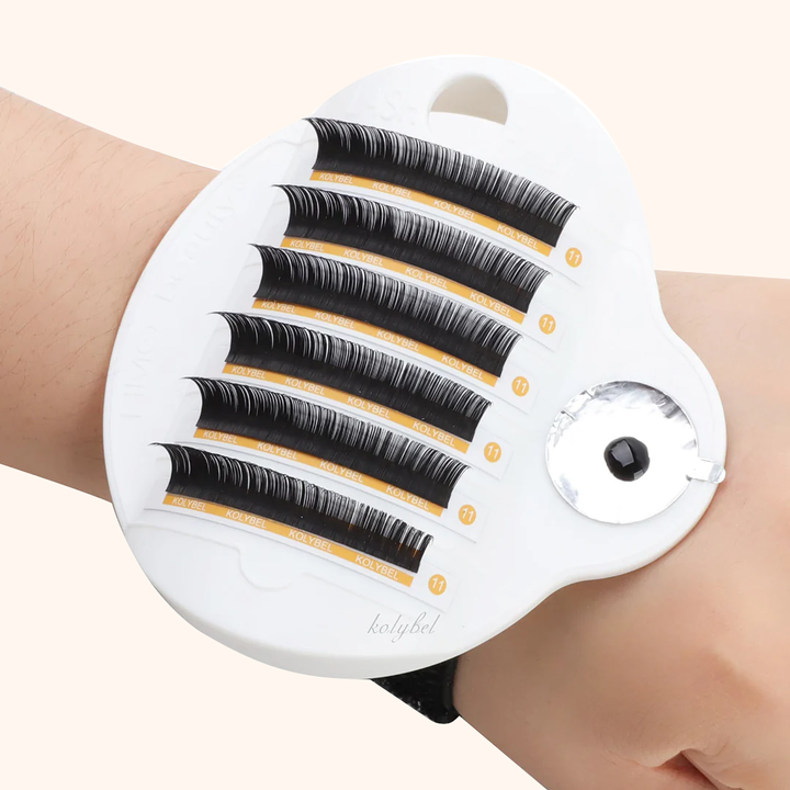Handheld Lash And Glue Grafting Pallet-kolybel