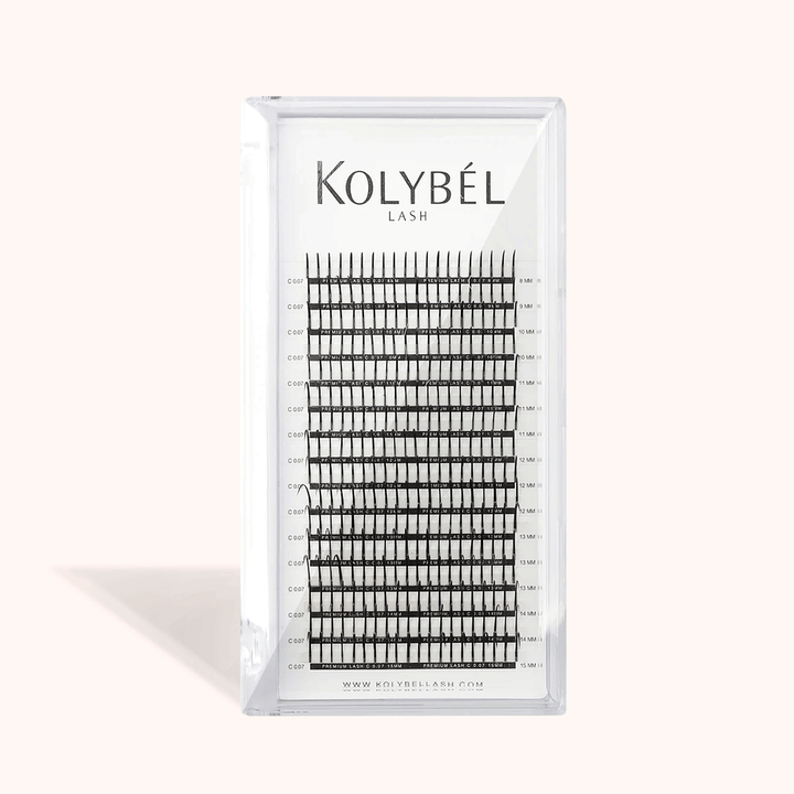 0.07MM Premade Spikes Colored Eyelash Extensions