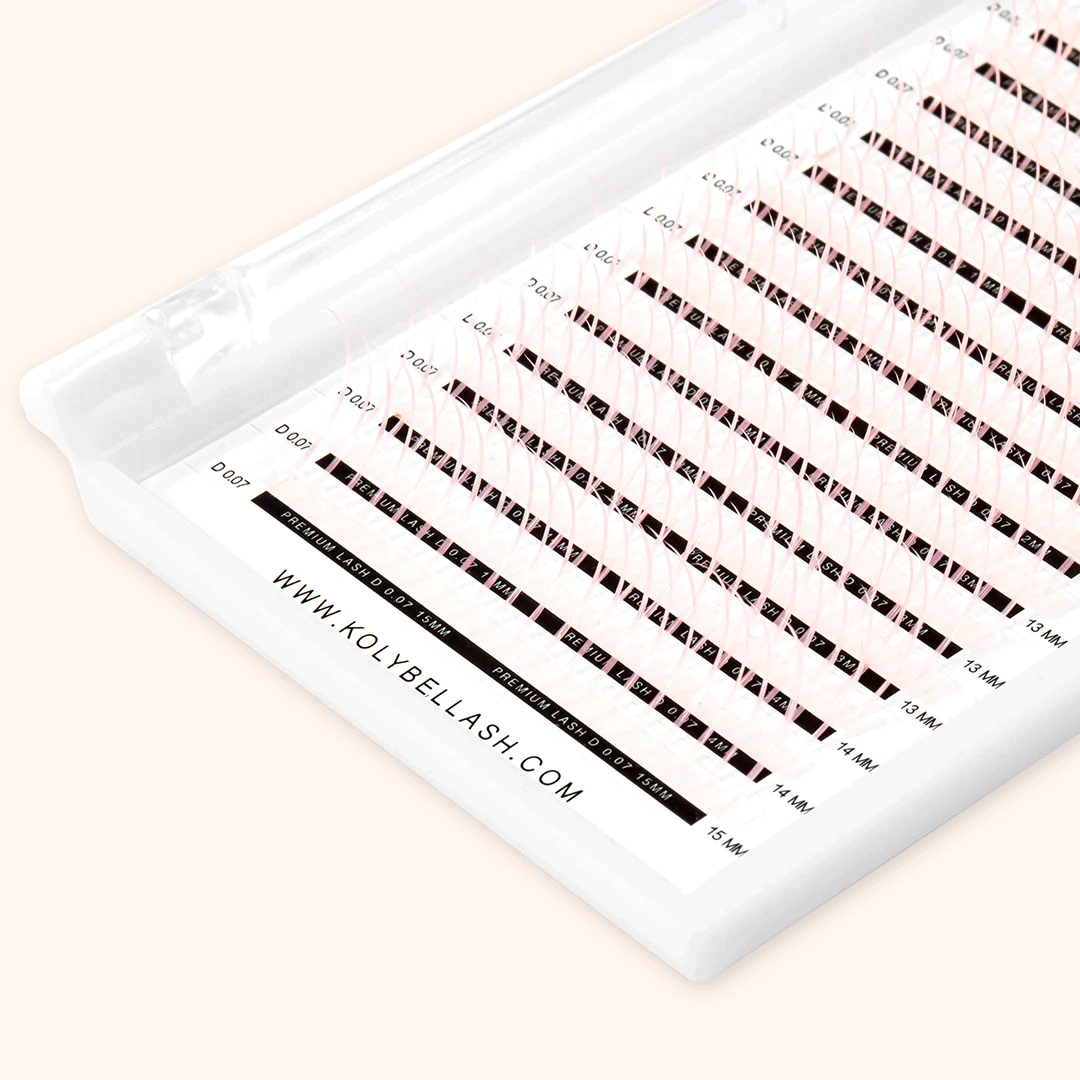 0.07MM Premade Spikes Colored Eyelash Extensions