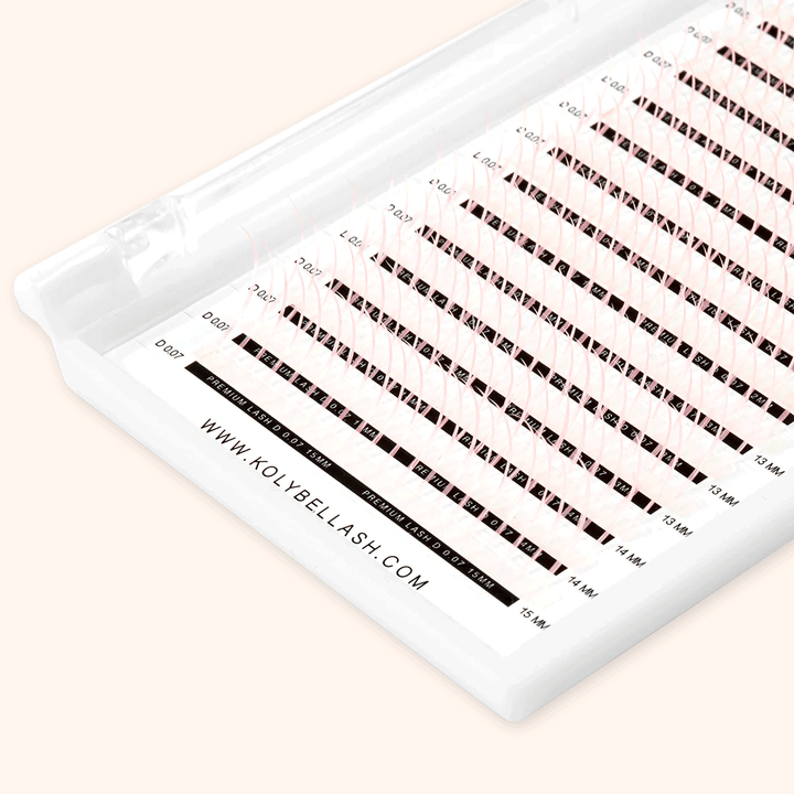0.07MM Premade Spikes Colored Eyelash Extensions