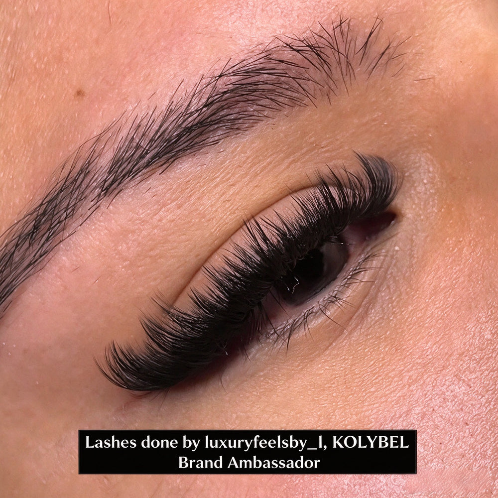 KOLYBEL 14D Promade Pointy Base Volume Lash Fans(500 Fans)