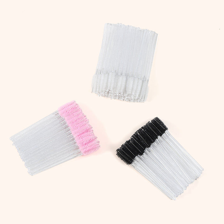 New Glitter Mascara Brush Eyelash 50pcs/Pack-kolybel