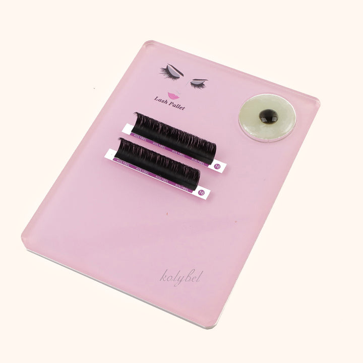 Pink Lash Pallet&Glue Holder Pallet - Kolybel