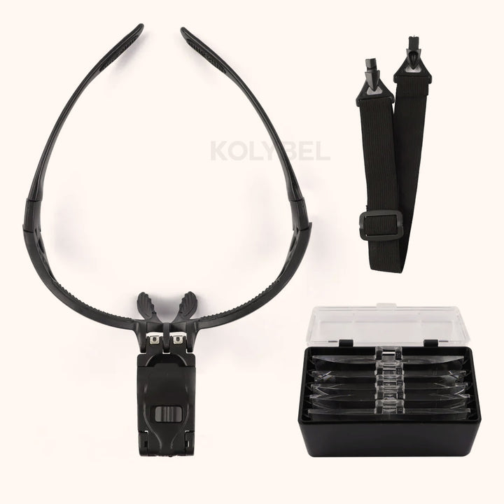 KOLYBEL LED Light Magnifying Glasses For Eyelash Extensions