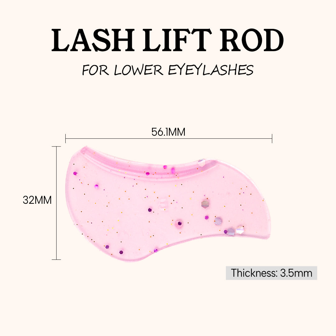 Soft reusable silicone lower lash lift pads. Hypoallergenic no-adhesive anatomical shields, flexible underlash pads for professional lash perm services.