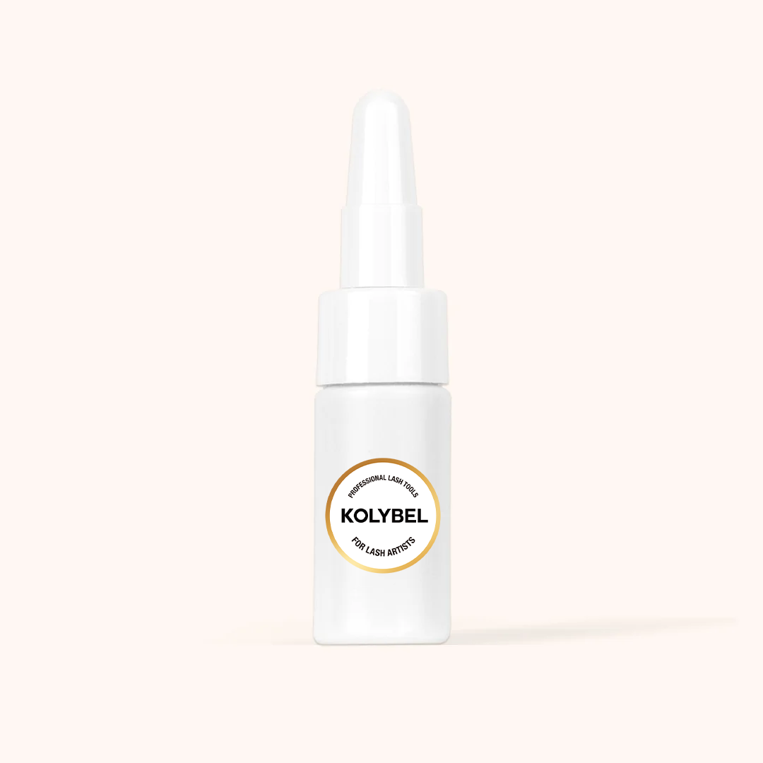 KOLYBEL Korean Lash Lift Mixing Powder, salon-grade perm strength adjuster. Modulate perm solution intensity, control processing time & reduce lash damage. Vegan & cruelty-free, supplied with measuring spoon for professional lash technicians. Unlabeled version shipping now.