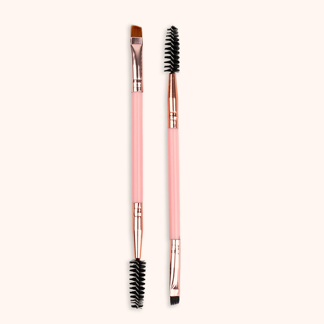 KOLYBEL Dual-Ended 2-in-1 Lash & Brow Brush . Dual-Ended, 2-in-1 Versatility This brush features two functional ends. 