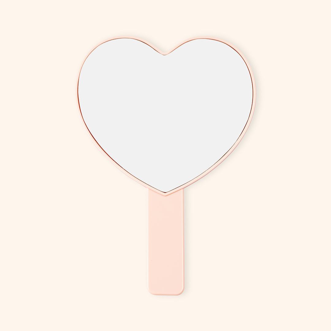 Heart-shaped Mirror For Eyelashes Extensions