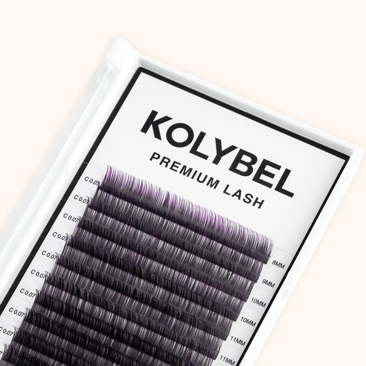 Gradient Colorful Lash Extensions Ombre Lashes 0.07mm(16 Rows)