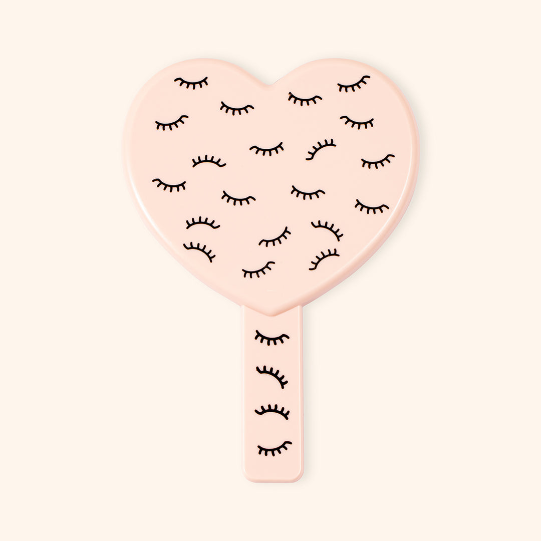 Heart-shaped Mirror For Eyelashes Extensions