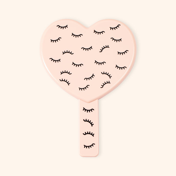 Heart-shaped Mirror For Eyelashes Extensions