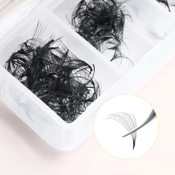 Mixed 8-15MM Length Premade Volume Loose Fans Pointy Base (600 fans)