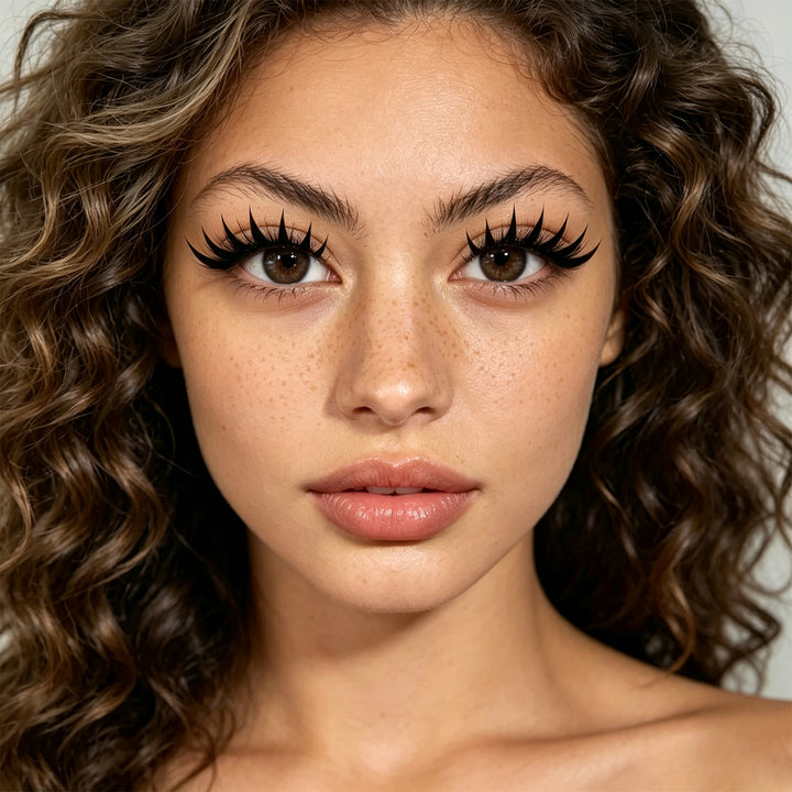 KOLYBEL 0.07mm Dense Wispy Anime Lash Extensions. Pre-made solid spike lashes create stunning manga, wet-look & doll eye textures. Ultra-light, easy to apply, perfect for pro lash artists, 100% cruelty-free.