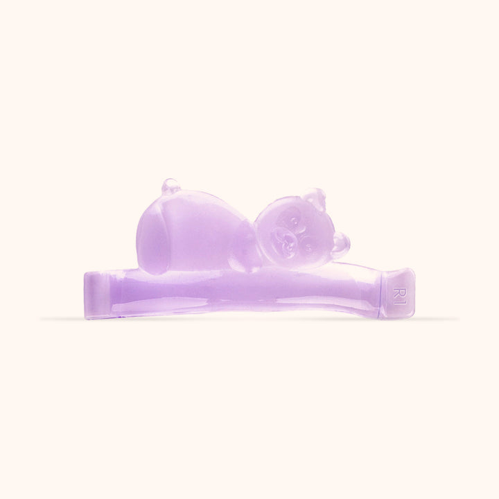5 pairs reusable silicone lash lift shields with cute teddy bear design. 5 sizes for all eye shapes, soft snug fit, ideal for professional lash perm and lamination services.