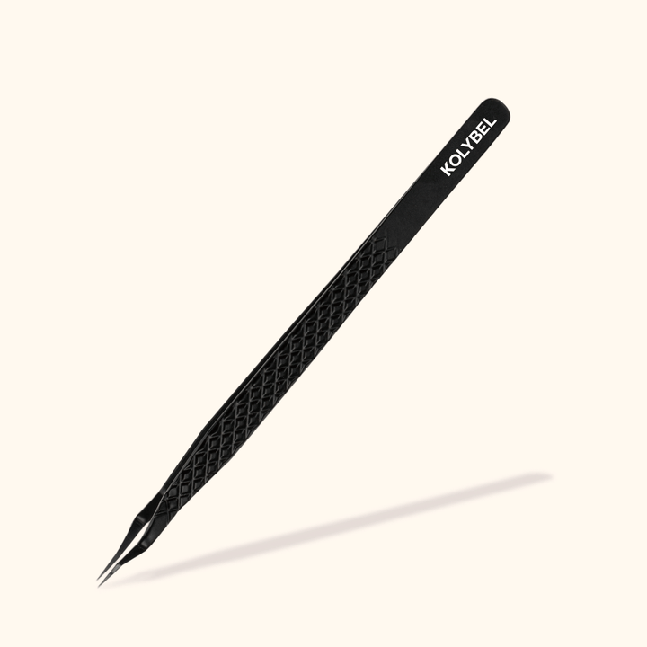 TW-18 Professional Black Tweezers For Eyelash Extension