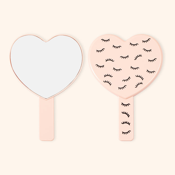 Heart-shaped Mirror For Eyelashes Extensions
