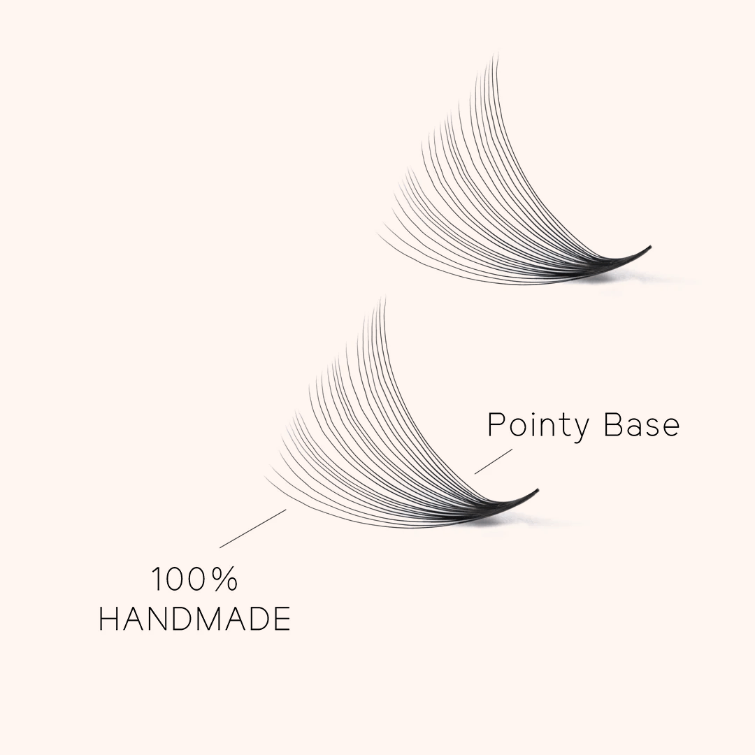 Mixed 8-15MM Length Premade Volume Loose Fans Pointy Base (600 fans)