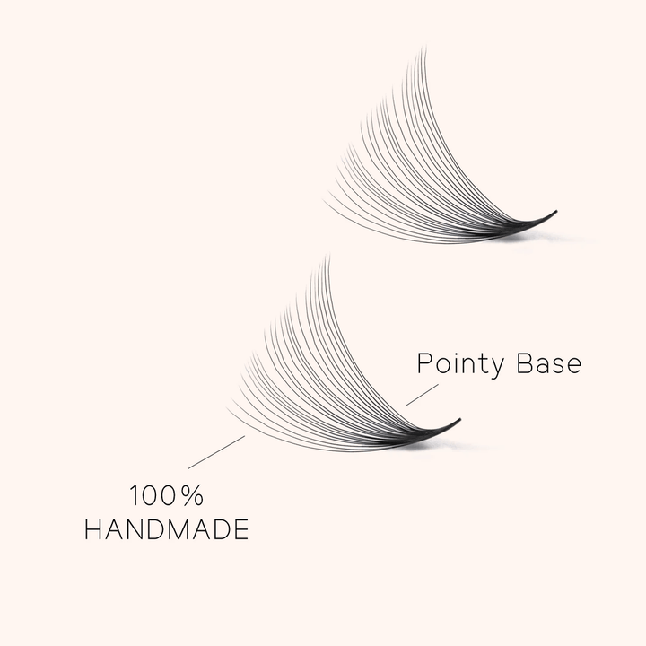 Mixed 8-15MM Length Premade Volume Loose Fans Pointy Base (600 fans)