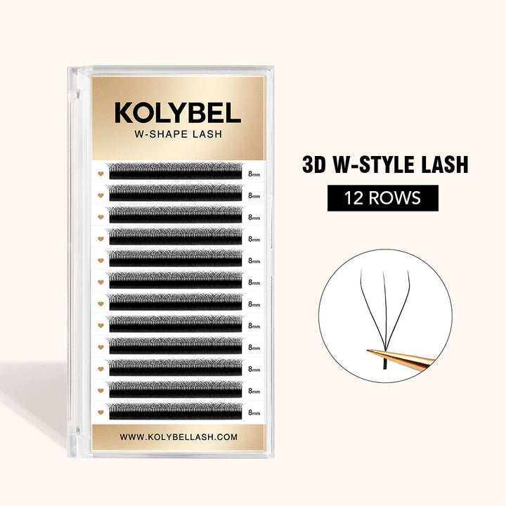 KOLYBEL W Style 3D Premade Volume Fan Lashes