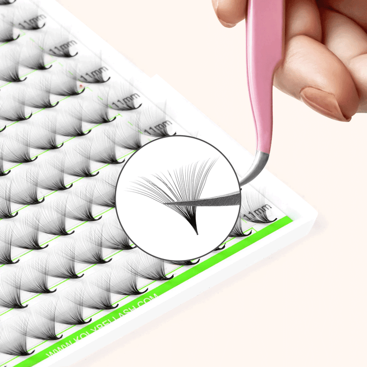 40D Promade Pointy Base Volume Lash Fans(350 Fans)