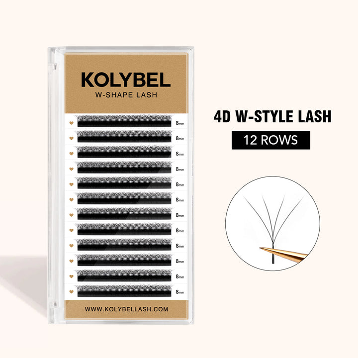 KOLYBEL W Style 4D Premade Volume Fan Lashes