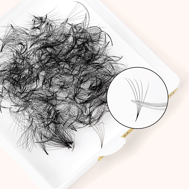 5D Handmade Pointy Base Premade Volume Loose Fans(500Fans)