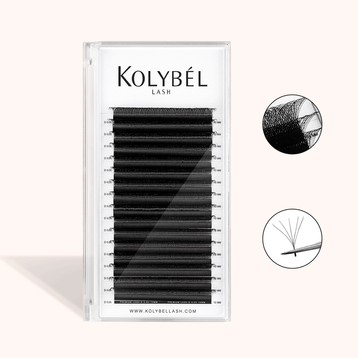 W Style 5D Premade Volume Fan Lashes (16 Rows)
