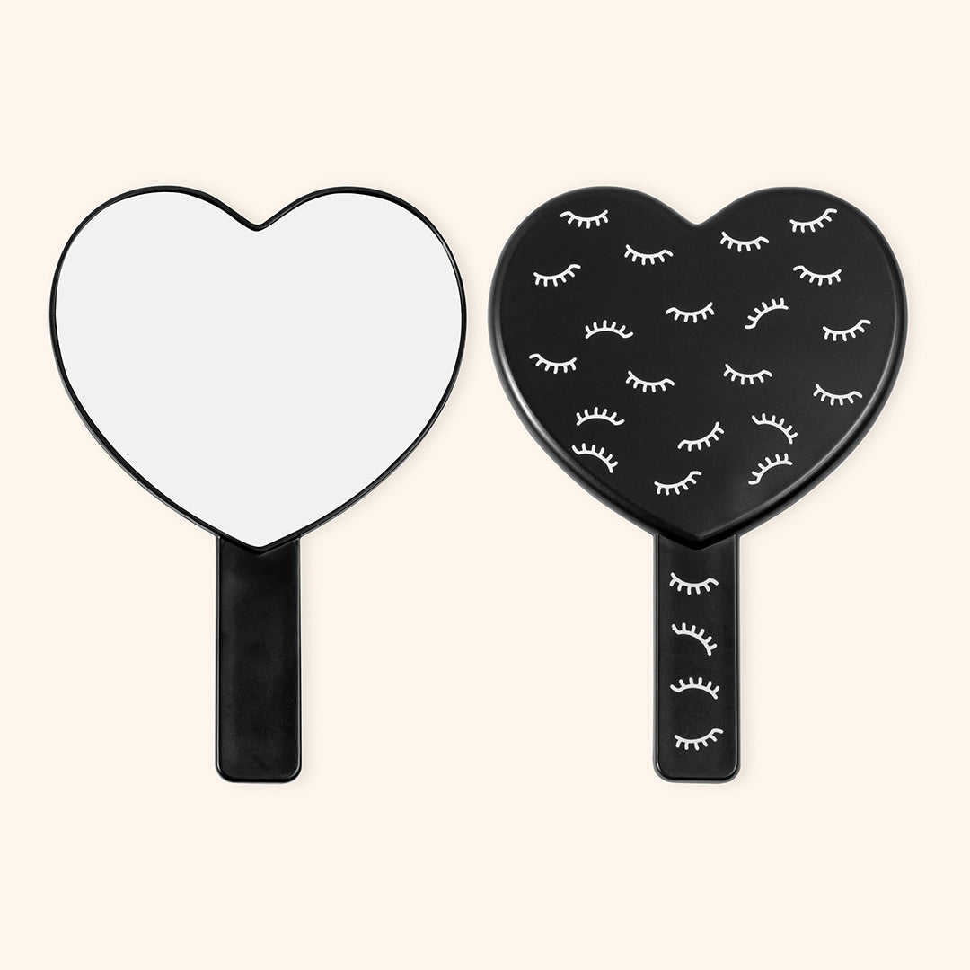 Heart-shaped Mirror For Eyelashes Extensions