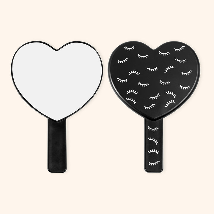 Heart-shaped Mirror For Eyelashes Extensions