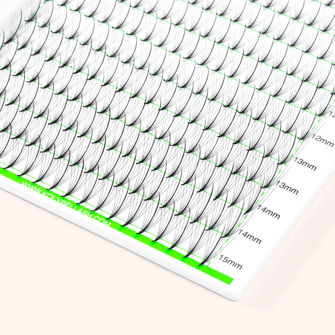 7D Wispy Promade Pointy Base Volume Lash Fans(500 Fans)