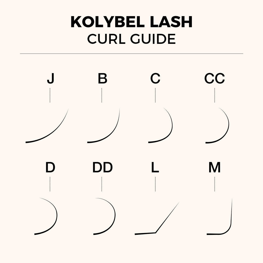 KOLYBEL LASH Easy Fan Mega Volume Lashes 0.03mm (16 Rows)