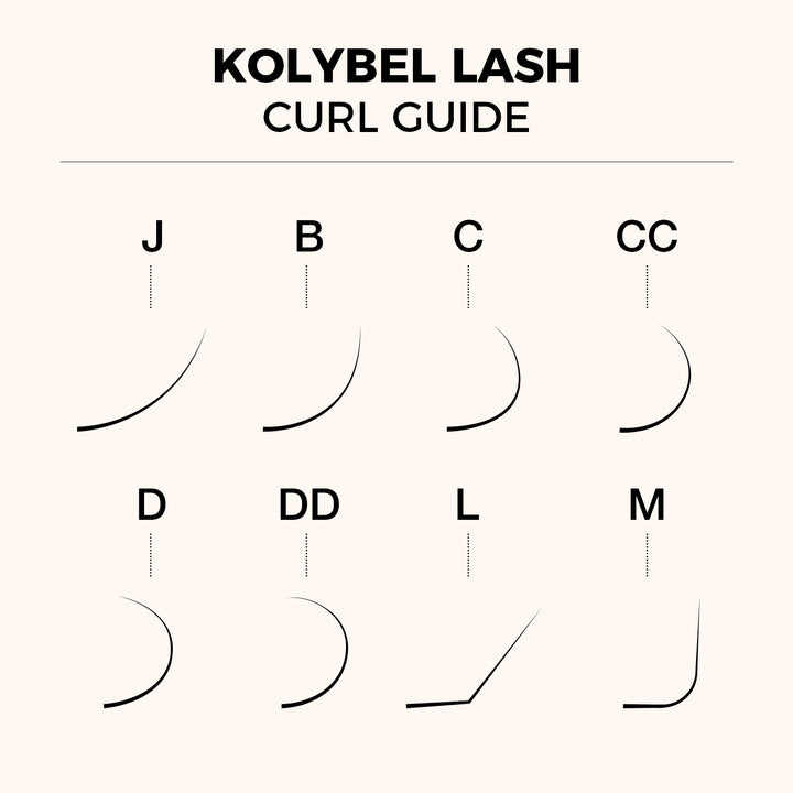 KOLYBEL LASH Easy Fan Mega Volume Lashes 0.03mm (16 Rows)