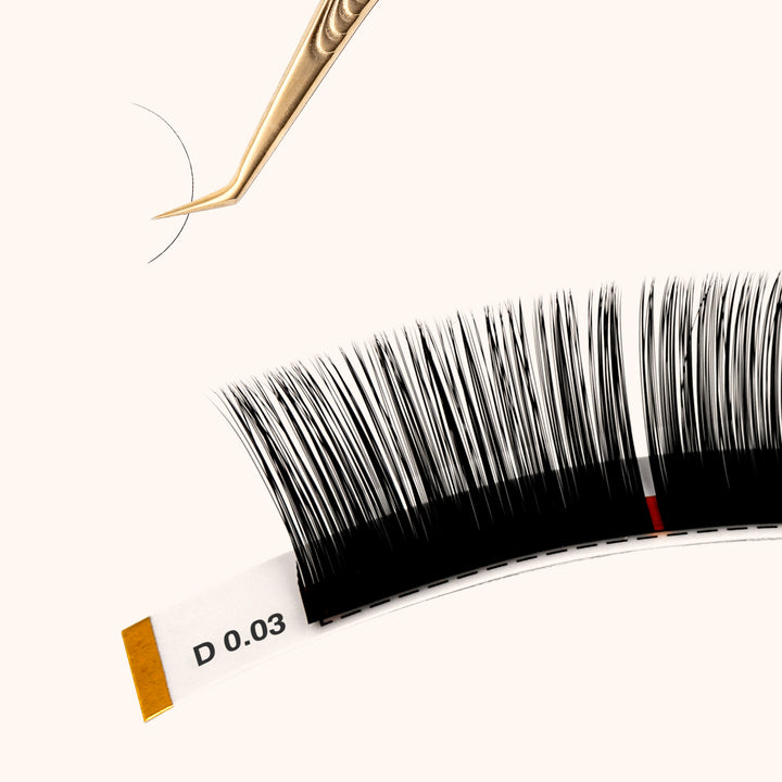 KOLYBEL LASH Cashmere Lash Extensions 0.03mm(16Rows)