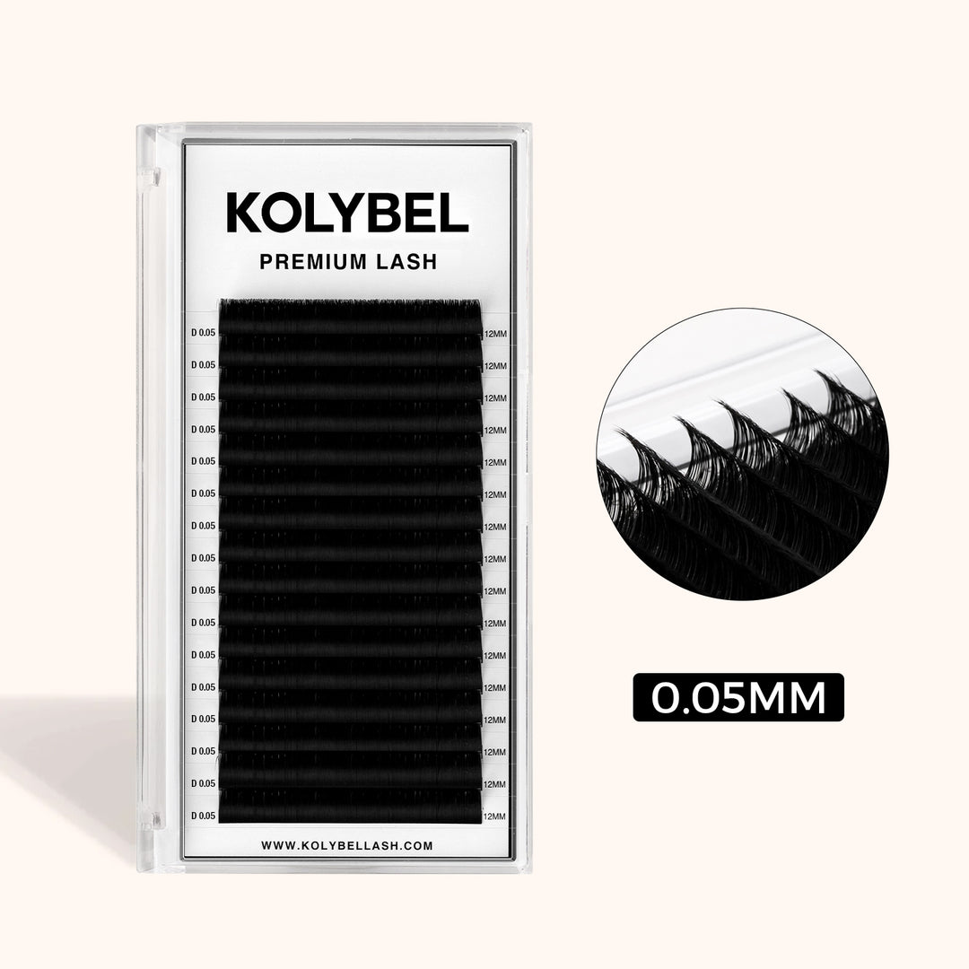 KOLYBEL LASH Premium Lash Extensions volume lash hybrid lash wispy lash classic lash