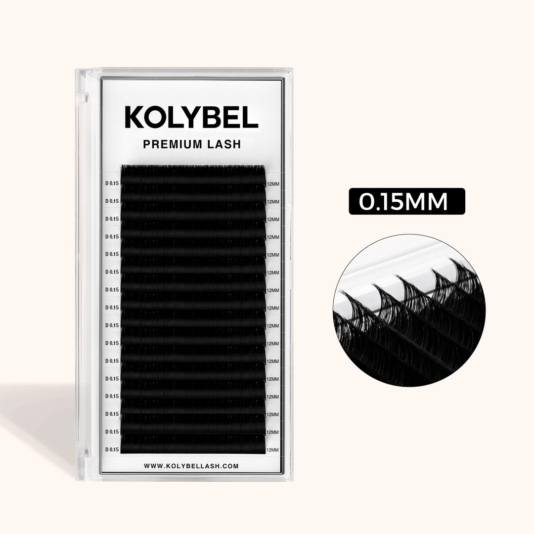 KOLYBEL LASH Premium Lash Extensions 0.15mm(16Rows)