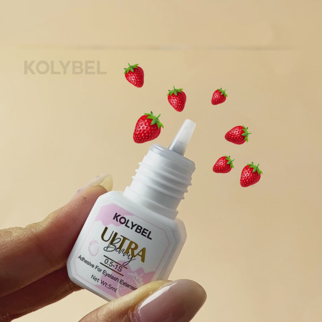 KOLYBEL 0.5-1 Second Ultra Berry Adhesive Eyelash Extension Glue (5ml)