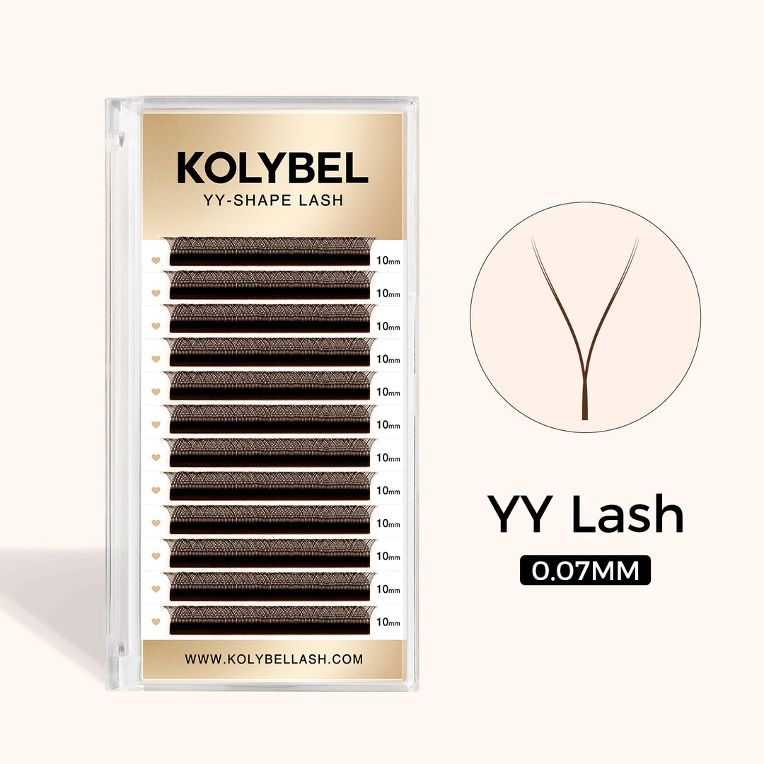 KOLYBEL YY Premade Volume Fans UYY Premade Volume Fans W SHAPED Premade Volume Fans U -SHAPED W Premade Volume Fans YY LASHES UY LASHES W LASHES UW LASHES