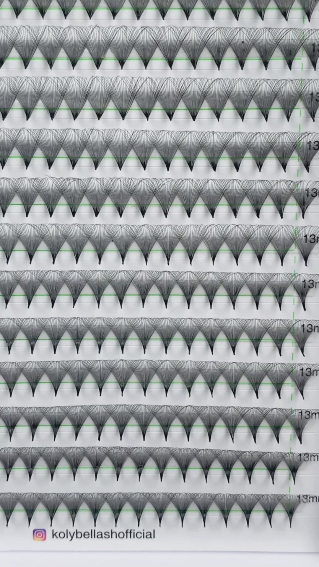 24D Fan Volume Fans Pointy Base16 Rows (500 fans)