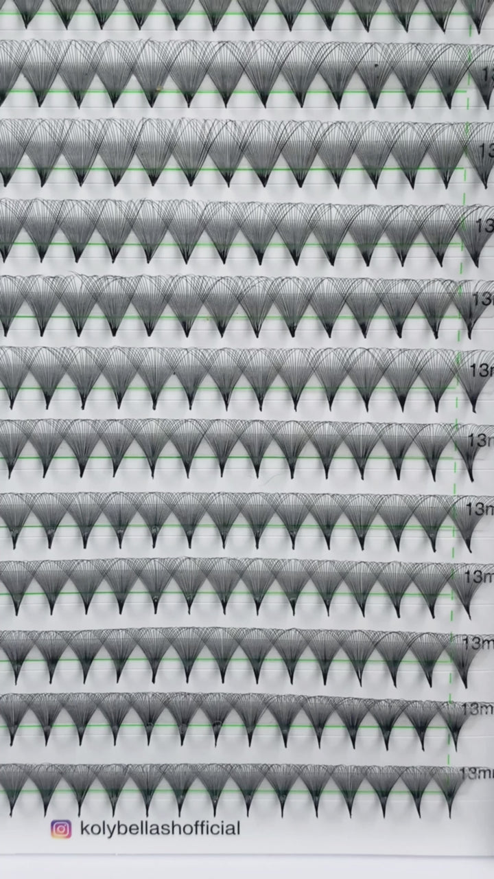 24D Fan Volume Fans Pointy Base16 Rows (500 fans)